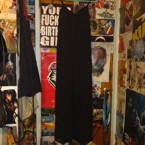 Black lace Maxi dress